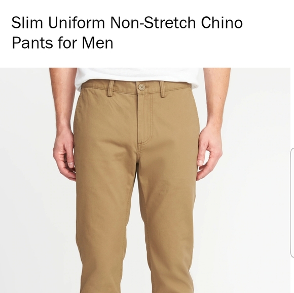 Old Navy Slim Uniform Non-Stretch Chino Pants - Picture 8 of 9